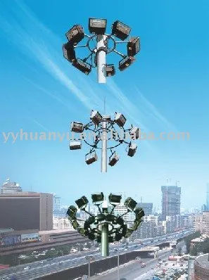 middle lighting poles