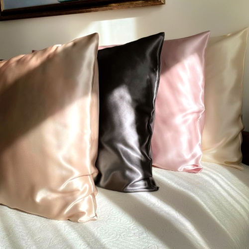 custom 100% Mulberry silk pillow case Natural Luxury Soft silk pillow cover silk pillowcase oeko-tex Certification