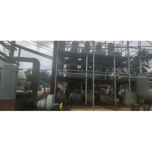 Reclying distillation waste oil refining machine