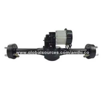 DC electric tricycle motor with rear axle