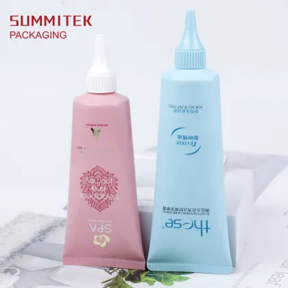 Custom 30-75ml Plastic Cosmetic Tubes for Clarins Body & Neck Cream Packaging