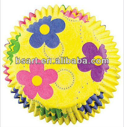 dance daisy baking cups