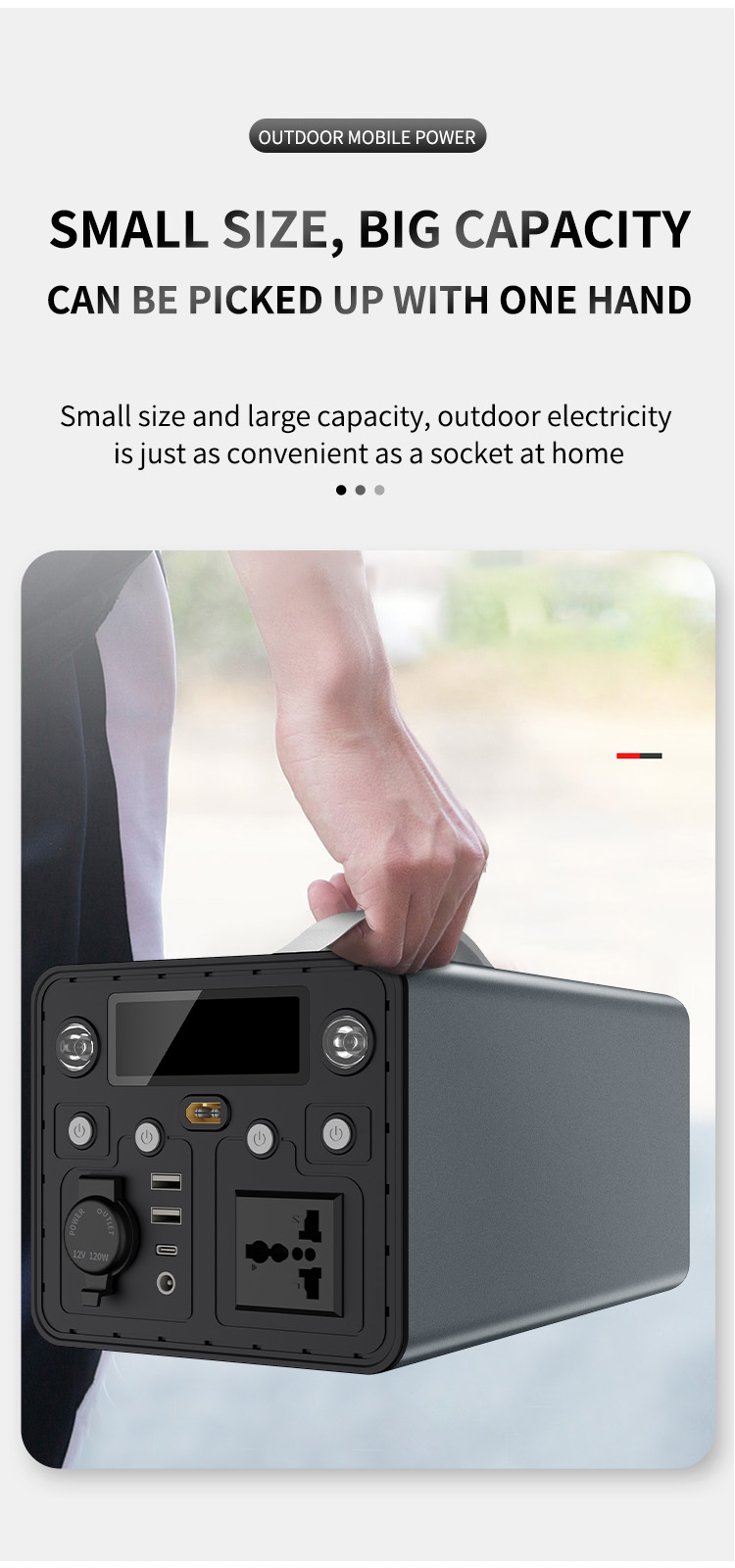 Portable Power Station 600W