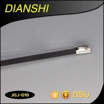 stainless steel cable tie clumps, pvc coated stainless steel cable ties