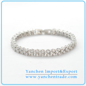 2014 Fashion Jewelry Little Flower Delicate Brass Bracelet
