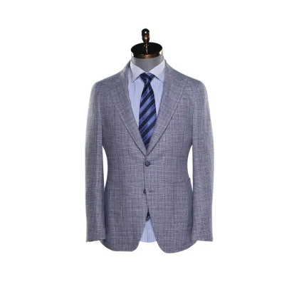Sell Well Hand made bespoke business man suit wholesale mens groom wedding suit jackets