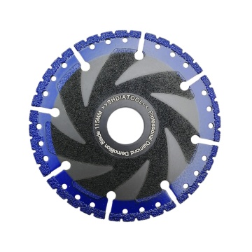 4.5" 115mm Vacuum Brazed Diamond Saw Blade for Steel, Pipe, Stone, Concrete, Iron