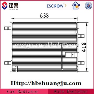 Auto AC Universal condenser 638X418x18mm