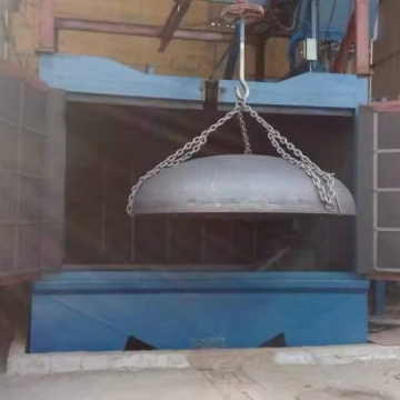 Dish Shape Pressure Vessel Head Derusting Equipment - Shot Blasting Machine