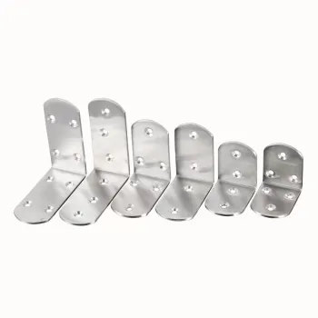 Stainless Steel 90 Degree L-Shaped Bed Frame Angle Corner Panel Bracket and L-Bracket Metal Hardware