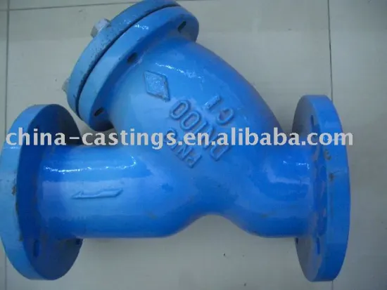 Blue surface treatment tractor tube valve
