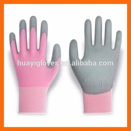 Women PU Dipped Grip Gloves for Household Garden Work