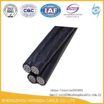 Overhead ABC Triplex Cable Four Cores 35mm2 ABC Cable