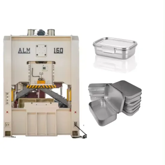 M Series Single Crank H Frame Power Press Machine Customized for Metal Food Container Production Line