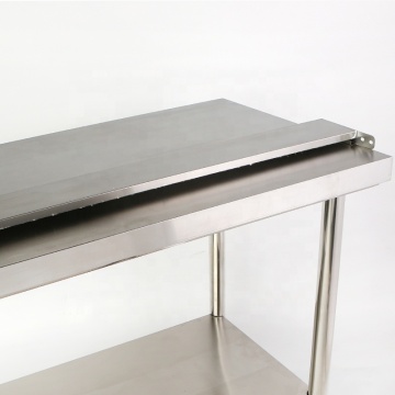 Waterproof Commercial Restaurant Stainless Steel Work Table