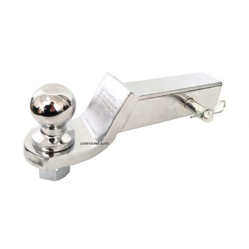 7500lbs Tow Ball Mount 2 Inch Towing Receiver Hitch Ball Mount With Pin atau Lock