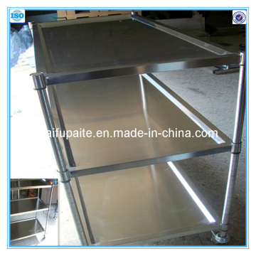 Three Layers Trolley Stainless Steel Trolley
