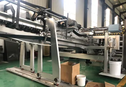 HRB-1228 Fully Automatic Vacuum Transport Flexo Folder Gluer FFG Box Line