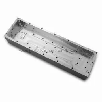 Aluminum CNC Machined Housing with CNC Milling, Used in Telecommunication Industries