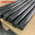 Varilla de nailon PA6 negra extruida sólida de 70 mm y 85 mm