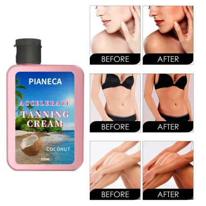 OEM Tanning Accelerator Cream for Sunbeds and Outdoor Sun Bronze Lotion