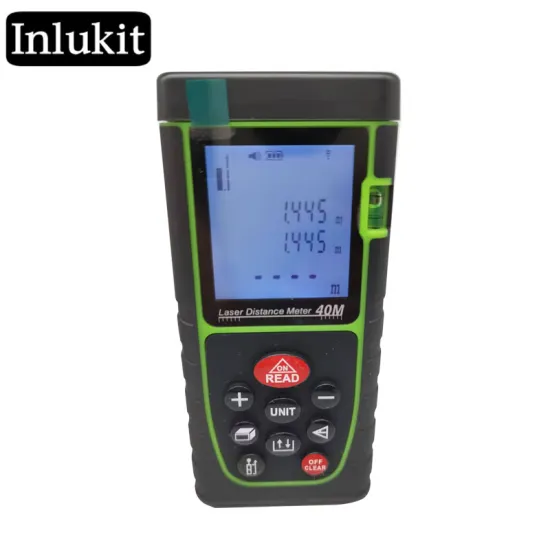 40M Area, Volume, and Angle Measurement Laser Distance Meter: Precision Digital Laser Ranging Tool