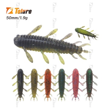 GLOW TPR Soft Bass Shrimp Lares 8 pc / sac pour la pêche