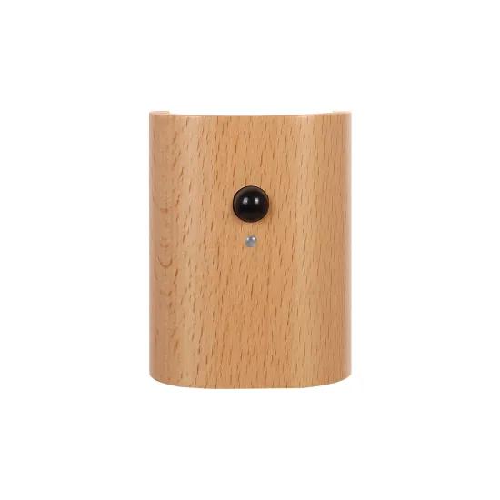 Woodmade Rechargeable BT Linked LED PIR Sensor Wooden Night Light