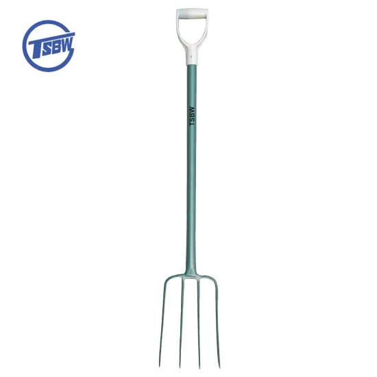 High Quality Long Steel Handle U Type Grip Garden Fork