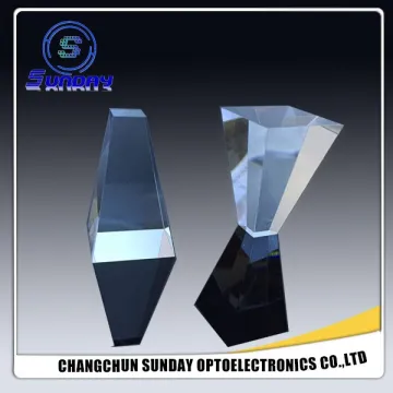 Optical glass solar powered prism