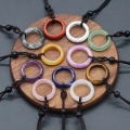 Natural Edelstein Ring Sport Halskette Set Angst absorbieren