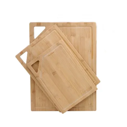Easy-to-clean Natural Wood Cutting Board With Handle