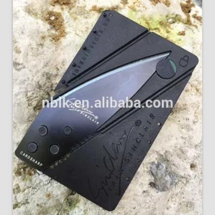 Folding Knife &Credit Card Knife Wallet Camping Outdoor Pocket Tools