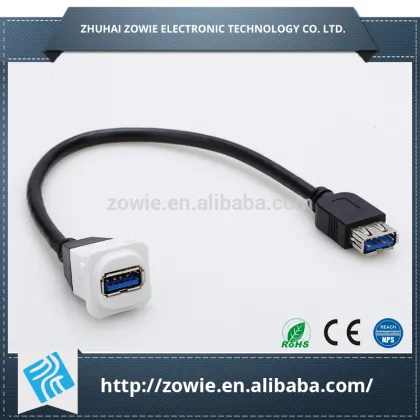 USB 3.0 short cable Clipsal type