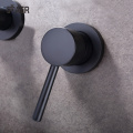 Matte Black One Handle Brushed Black Basin Faucet