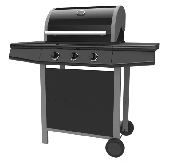 Three Burner Outdoor Gas BBQ Grill
