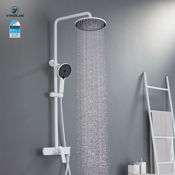 Bath & Shower Faucets with Shower Steamer and Body Fizzy Sets in Brass
