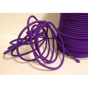Темно-фиолетовый 2мм круглый эластичный амортизационный шнур