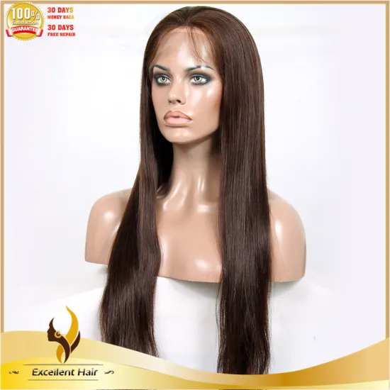 Fast shipping virgin chinese girl hair long black straight hair wig
