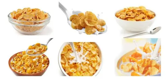 Breakfast cereal production line cornflakes food machinery