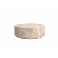 Table basse en Travertin naturel