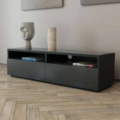 Home Furniture Glass mirror TV cabinet