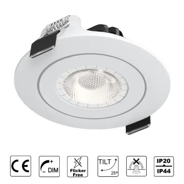 Adjustable led downlights flicker free