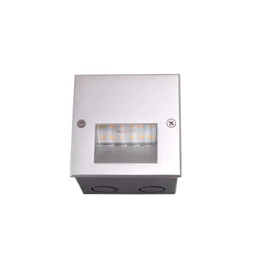 Warm White Recessed LED Step Lights for Stairs