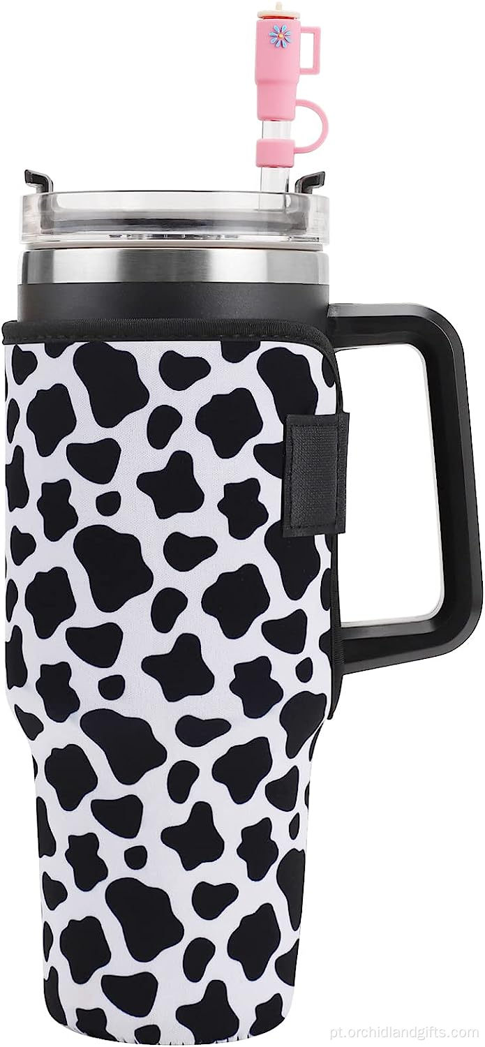 Manga de isolador de neoprene para stanley 40 oz de copo