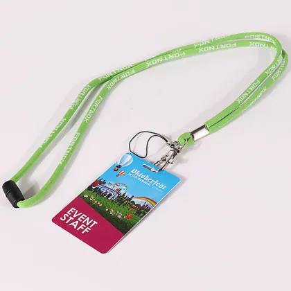 Custom Safety Ropes Lanyard with Woven Logo