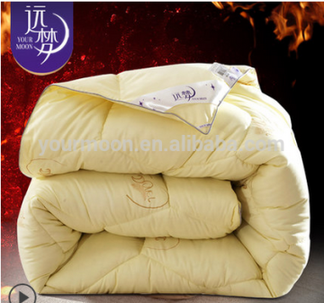 Cheap polycotton cover with polyester down fiber filling bed comforter/duvet insert