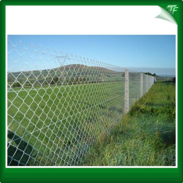 HDG chain link mesh fencing for CCTV protection