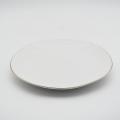 Ceramique de table de forme irrégulière, jeu de dîner en porcelaine fin chinois, jeu de dîner en porcelaine de luxe