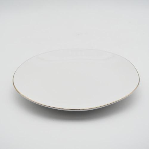Нерегулярная форма посуда керамика, китайский мелкий фарфоровый ужин, роскошный фарфоровый ужин